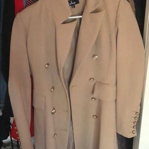 Nude colored coat